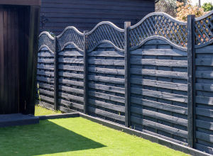 Using decorative fence panels in the garden
