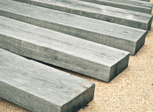 The difference between brown and green softwood sleepers